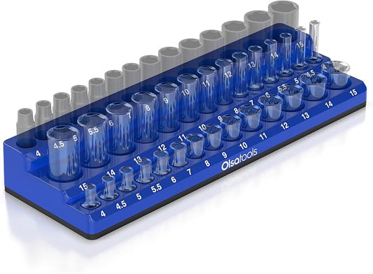 Olsa Tools Magnetic Socket Organizer by OlsaTools