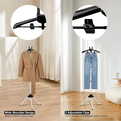 Adjustable Steamer Stand for Clothes, Portable Steamer Rack for Clothes - Image 3