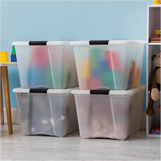 IRIS USA 54 QT Plastic Storage Box - Image 4