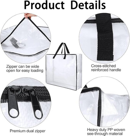 4 Pack Wreath Storage Bag, 26 Inches 90 L Wreath Storage Container, Reinforced - Image 3