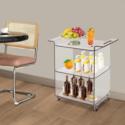3-Tier Rolling Utility Cart - Image 4
