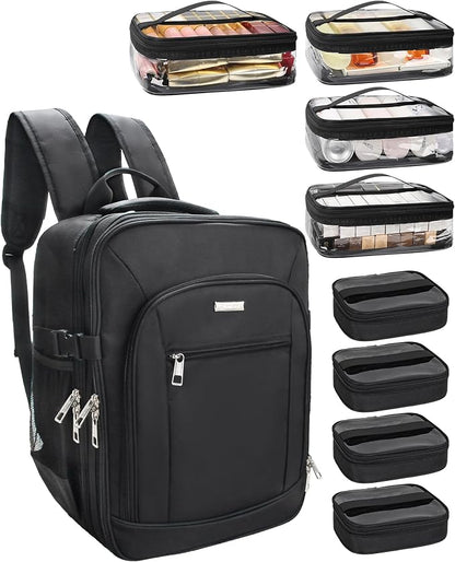 Makeup Backpack Professional Makeup Artist Bag Extra Large Cosmetic Bags by TANTO