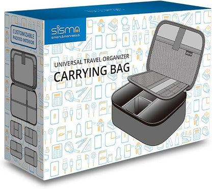 sisma Travel Electronics Organizer Small Carrying Case - Image 6