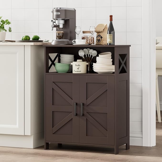 Homhedy Farmhouse Bathroom Storage Cabinet - Image 7