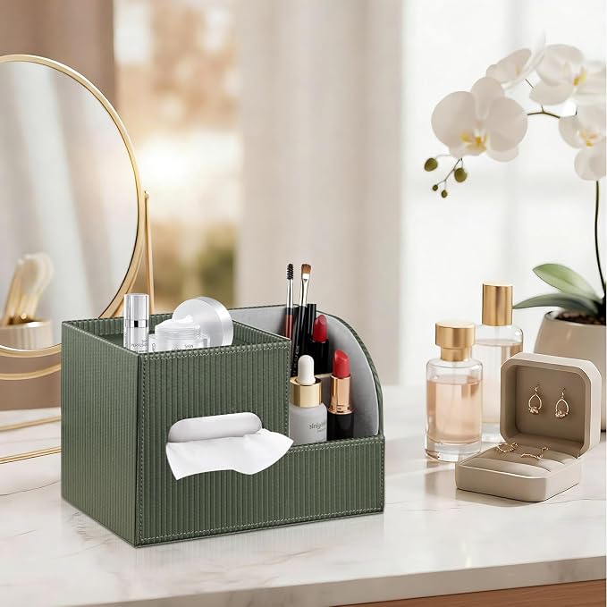 Modern PU Leather Cube Tissue Box Cover - Image 7