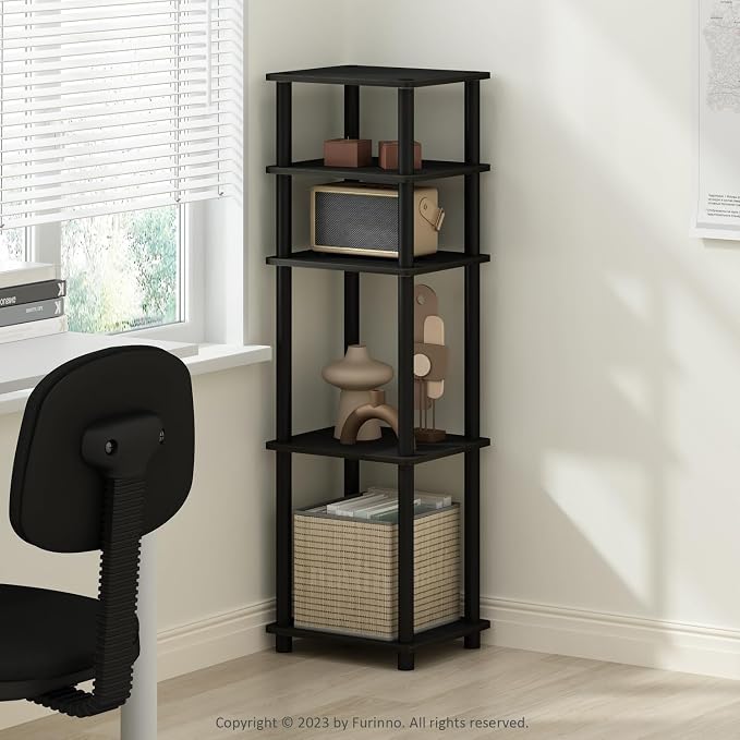 Furinno Turn-N-Tube Storage Shelves, Stackable Standing Shelf, Open Corner Shelf - Image 2