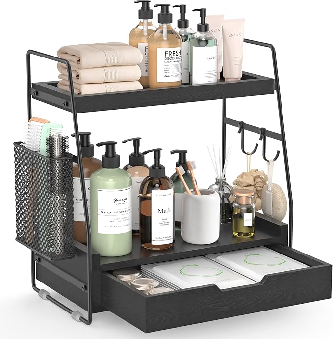 2-Tier Bathroom Counter Organizer by Unknown