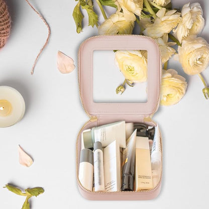 Prite Small Makeup Bag for Women Portable Clear Makeup Bag Cute Mini Waterproof - Image 8