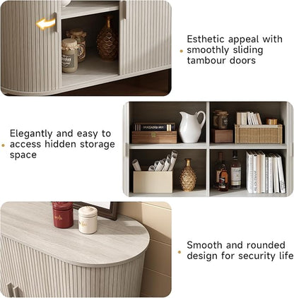 55" Sideboard Buffet Cabinet - Image 4