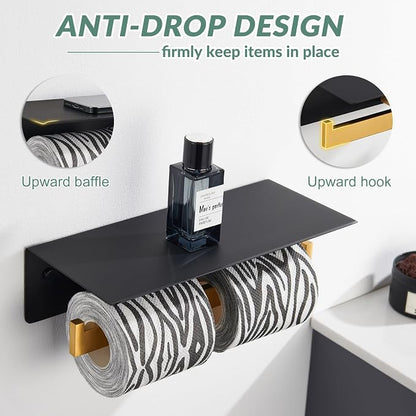 APLusee Double Toilet Paper Holder - Image 6