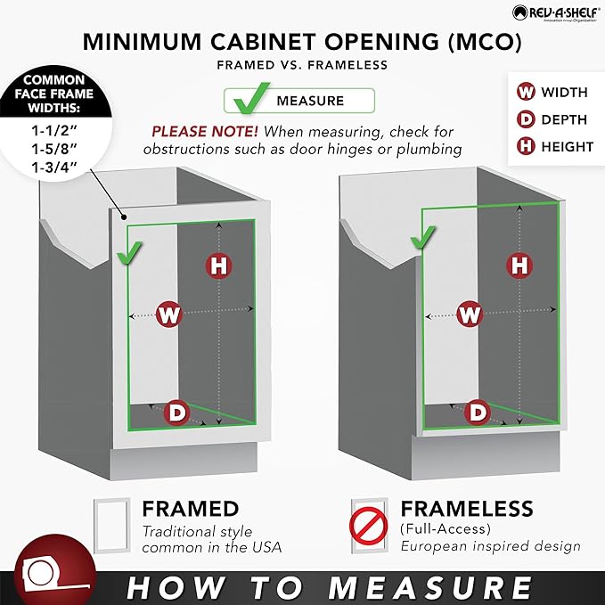 Rev-A-Shelf Kitchen Cabinet Pullout Shelf and Drawer Organizer Slide Out Pantry - Image 6