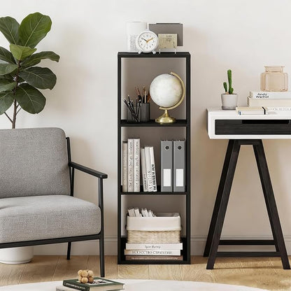 POWERSTONE 3 Cube Storage Organizer, 3 Tier Cubby Bookshelf Freestanding - Image 9