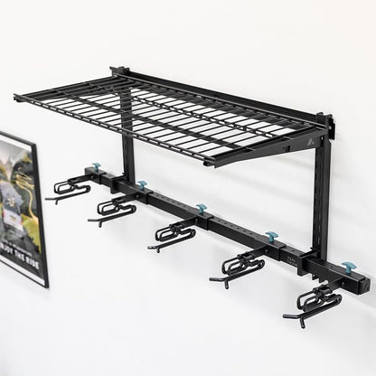 StoreYourBoard Lone Peak Ski Storage Rack and Wall Shelf, Holds 5 Pairs of Skis - Image 5