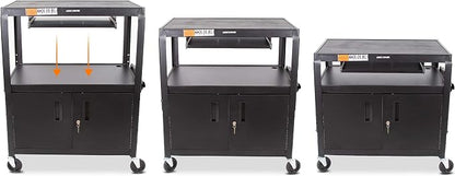 Line Leader Extra Wide AV Cart - Image 4