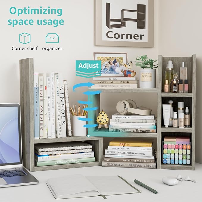 NUTIKAS Desk Shelves Desktop Organizer Shlef - Image 5