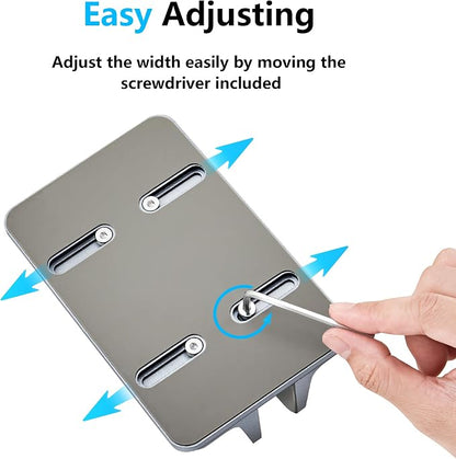 JARLINK Vertical Laptop Stand, Aluminum Laptop Holder Desktop Stand - Image 4