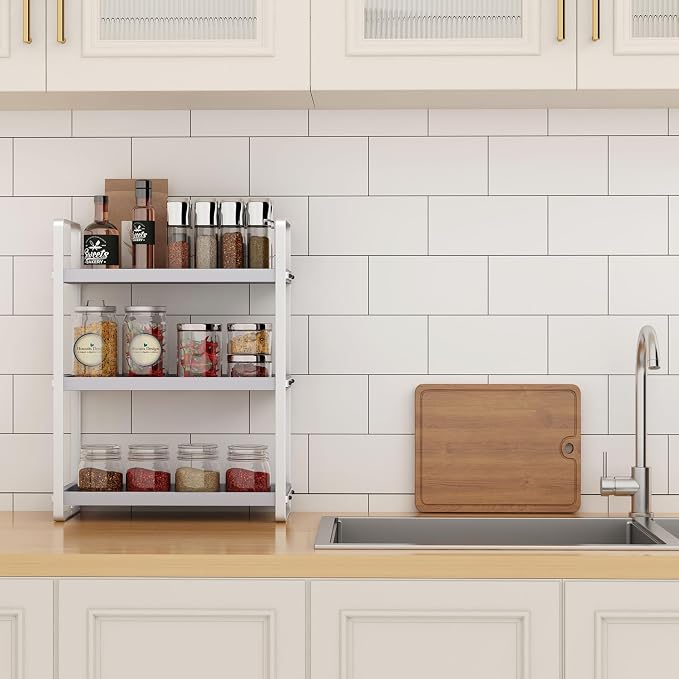 Bathroom Counter Organizer, Bathroom Countertop Organizer, Counter Shelf - Image 2