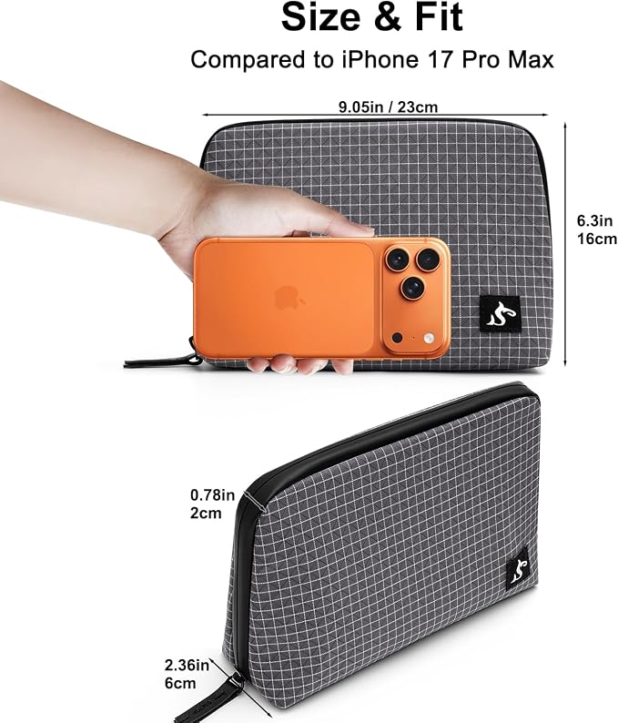 simtoper Electronic Organizer Travel Case – Waterproof Cable Bag - Image 2