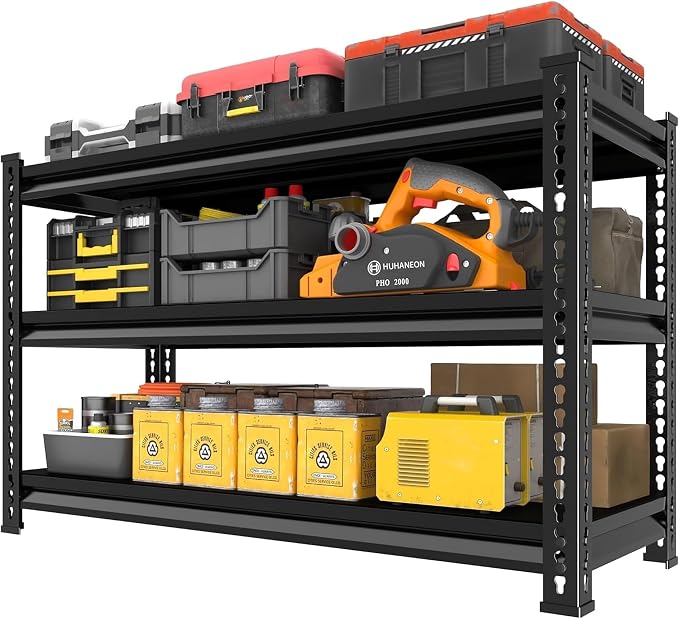 Metal Garage Shelving for Storage by Huhaneon