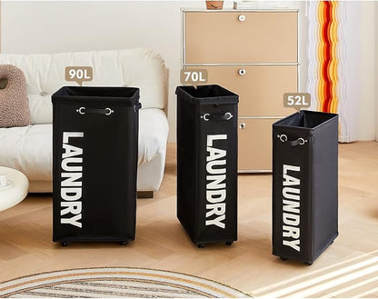 DOKEHOM 29-Inches Enlarged Slim Laundry Basket - Image 8
