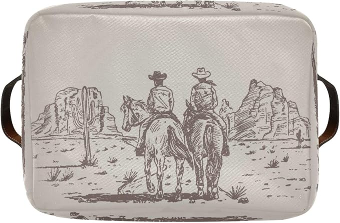ZAZYXTJ Western Cowboy Storage Basket - Image 8