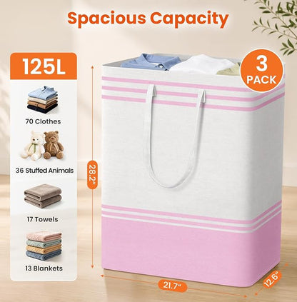 TranquilRelax 3-Pack Laundry Basket - Image 2