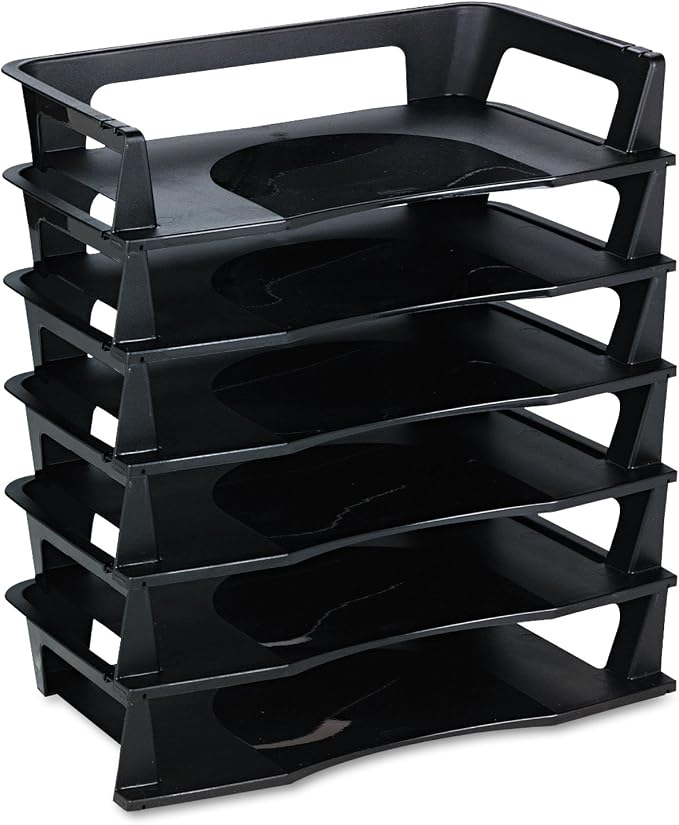 Rubbermaid Regeneration Letter Tray, Six Tier - Image 4