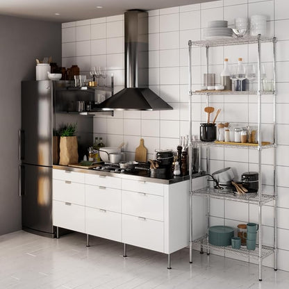 14" Deep x 30" Wide x 86" Height Wire Shelving Kit | 5-Tier | NSF Commercial - Image 8