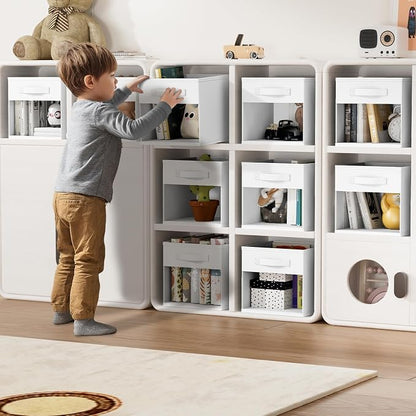 DIMJ Cube Bins, 12.2-Inch Storage Bins Cubes - Image 4