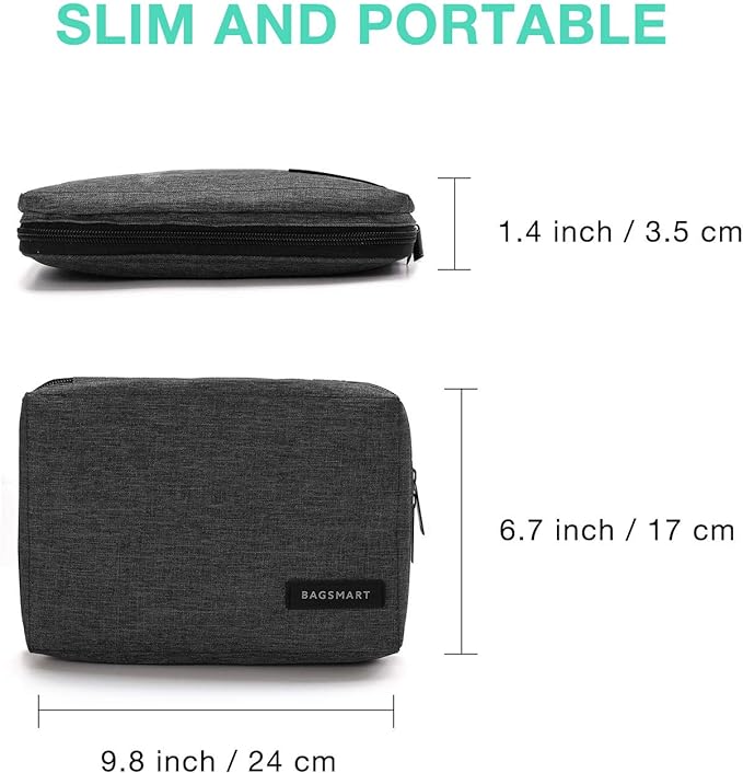BAGSMART Travel Electronics Organizer, Phone SD Card, Men Women, - Image 6