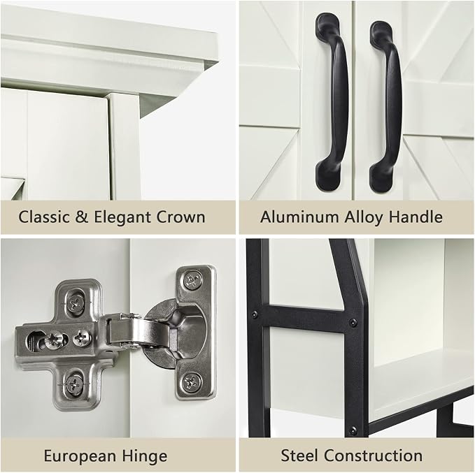 Over The Toilet Storage Cabinet, Over Toilet Bathroom Organizer, Above Toilet - Image 3