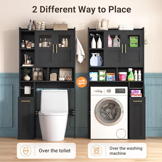 ELYKEN Over The Toilet Storage Cabinet - Image 5