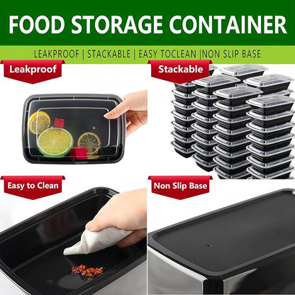 [20 value pack single one compartment 12oz MINI Meal Prep Food Storage - Image 5