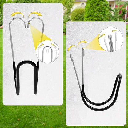Garden Hose Holder Water Hose Hanger Wall Mounted, 304Stainless Steel Solid - Image 7