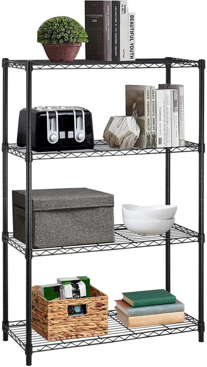 BestOffice | 4-Tier Wire Shelf by BestOffice