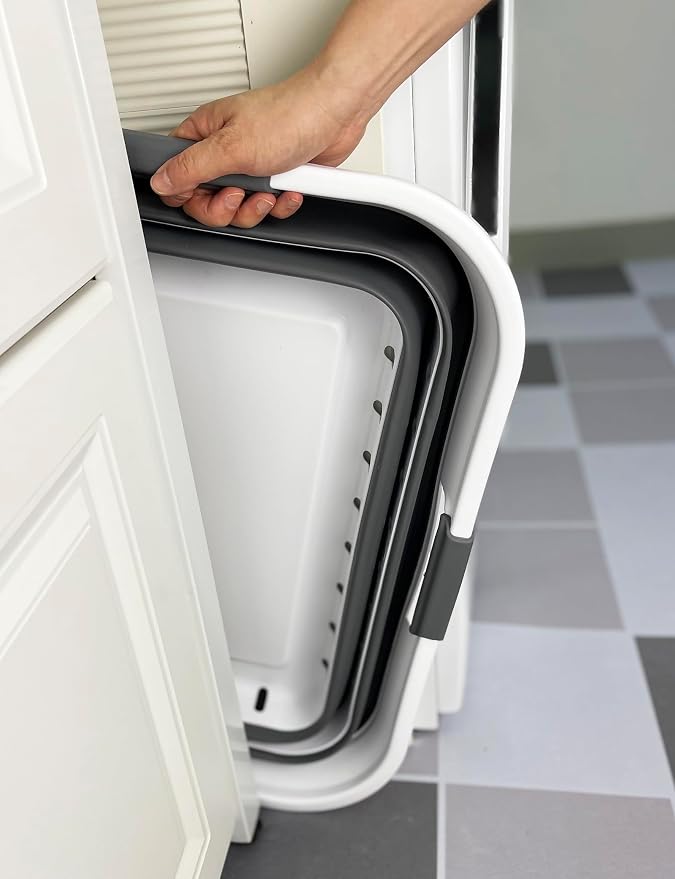 SAMMART 42L Collapsible Plastic Laundry Basket - Image 3