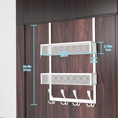 Kaiferty Over The Door Hooks Organizer, Coat Rack - Image 6