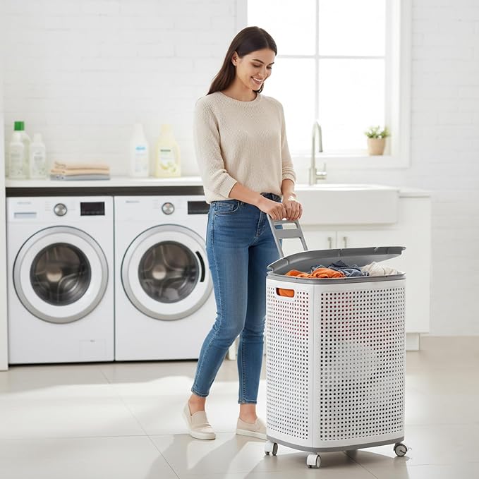 Sufdari 90L Laundry Basket - Image 4