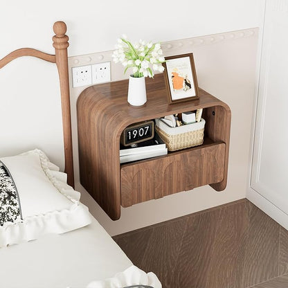 Floating Nightstand Set of 2, Small Night Stand - Image 9