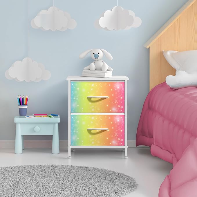 Sorbus Nightstand with 2 Drawers - Image 2