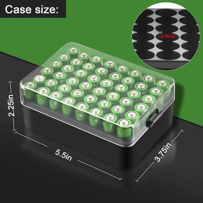 ALCYON Battery Organizer Storage Case, Battery Vault Box Container - Image 4