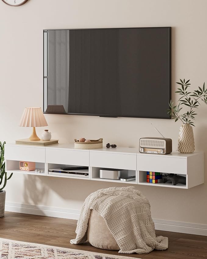 Floating Nightstand, Small Modern Floating Nightstand - Image 7