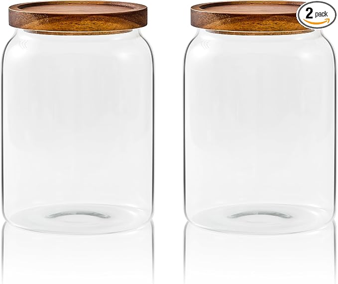 Sweejar Glass Jars for Laundry Room Organization, 90 ounce Laundry Pods by Sweejarco1949