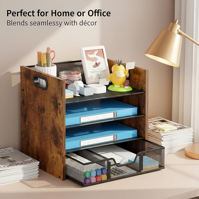 Wood Desk Organizer - Image 4