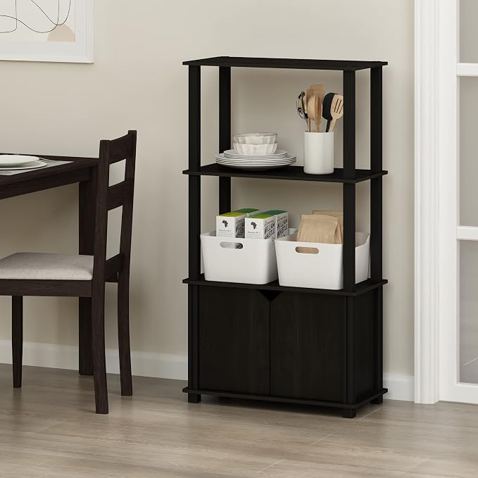 Furinno GO GREEN Storage Shelves, 4-Tier Book Shelf, Display Shelf - Image 4