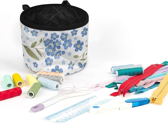 Floral Sewing Machine Mat with Small Pockets Reduce Noise Sewing Machine - Image 2