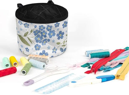 Floral Sewing Machine Mat with Small Pockets Reduce Noise Sewing Machine - Image 2