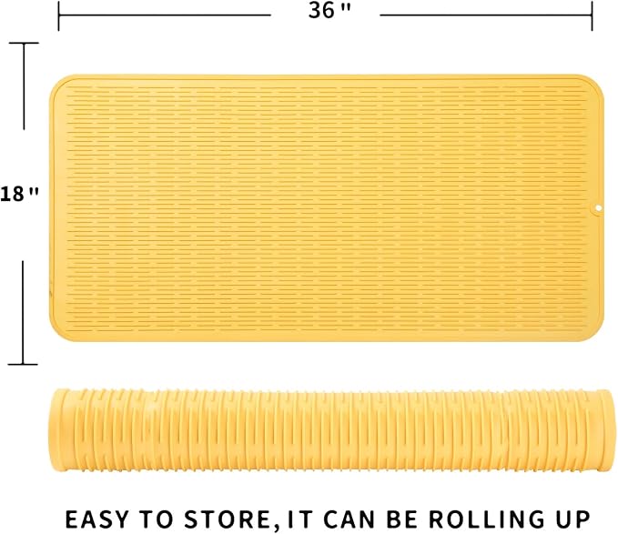 Silicone Dish Drying Mat for Multiple Usage, Easy clean, Eco-friendly, - Image 2