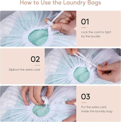 Meowoo Large Mesh Laundry Bag, 24×36inch Heavy Duty Mesh Laundry Bags - Image 8