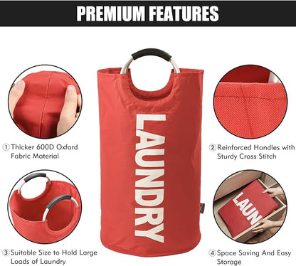 DOKEHOM 125L X-Large Collapsible Washing Laundry Basket Bag - Image 7